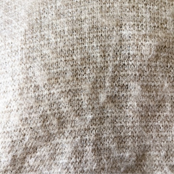 TOPSHOP Leopard Animal Print Fuzzy Knit Longline Oversized Cardigan - Picture 14 of 15